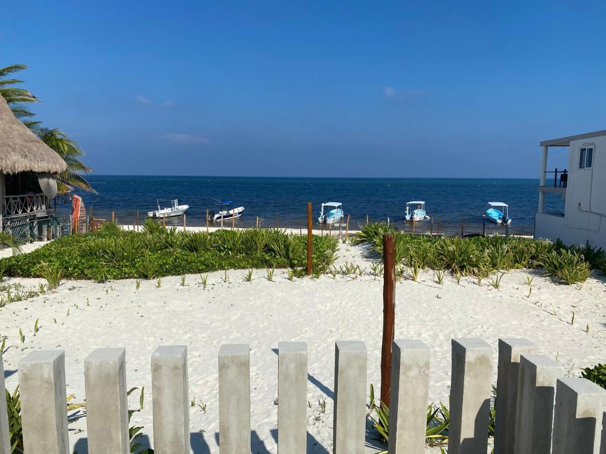 Casa Lucia Beachfront Puerto Morelos Ngoại thất bức ảnh