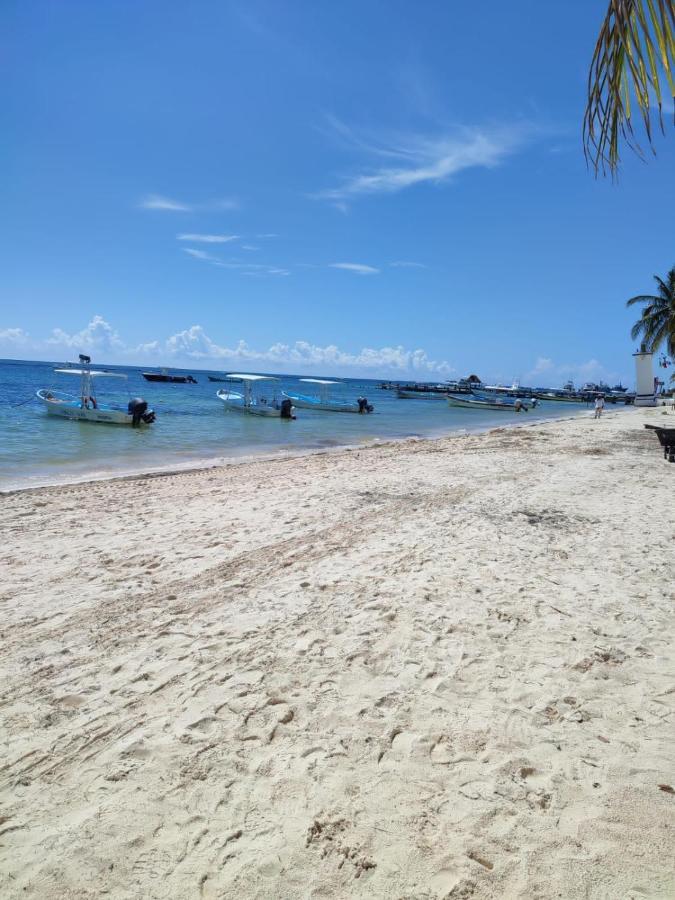 Casa Lucia Beachfront Puerto Morelos Ngoại thất bức ảnh
