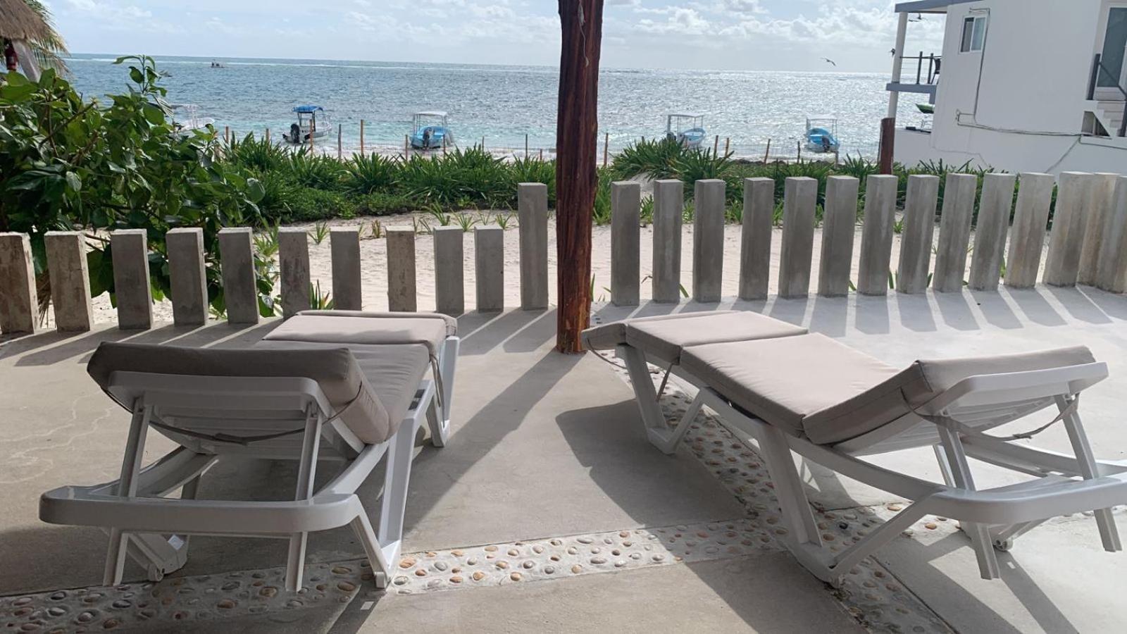 Casa Lucia Beachfront Puerto Morelos Ngoại thất bức ảnh